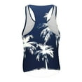 thumbnail image 3 of Runfenguu Shapewear Tank Top Racerback Tank Tops Men'S Sleeveless Printed With Slim Strap And Backless Regular Sport Round Neck Sleeveless Plus Size Tank Tops, 3 of 4