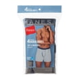 thumbnail image 5 of Hanes Ultimate Men's Underwear Boxer Briefs Pack - 4-Pack - ComfortSoft Cotton Ringer - Moisture-Wicking Black/Blue/Gray S, 5 of 8