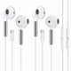 thumbnail image 1 of wonima11 USB C Headphones Wired Earbuds for Apple iPhone 17/16 Earphones Wired Type C, with Mic & Control, USBC Ear Buds for iPhone Air 17 16 Pro Max,16e,15, iPad Pro, Galaxy, Pixel 2-Pack, 1 of 1