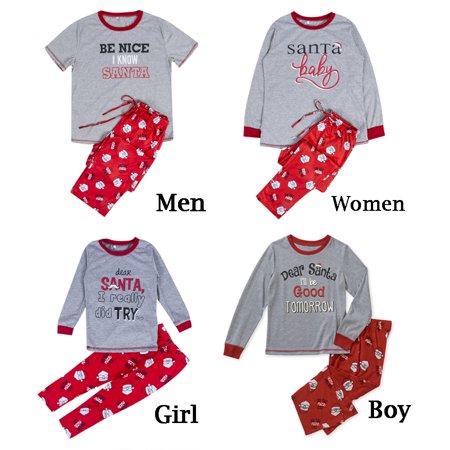 Hirigin Christmas Family Matching Pyjamas Set Mom Dad Daughter