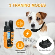 Dog Shock Collar with Remote - [New Edition] 3300FT Dog Training Collar for Large Medium Small Dogs (8-150lbs) Waterproof Rechargeable E Collar with Beep, Vibration, Safe Shock