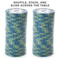 thumbnail image 5 of Brybelly Monte Carlo Premium Poker Chip compuesto de arcilla de peso pesado de 14 gramos - Paquete de 50 ($10 azul), 5 of 5