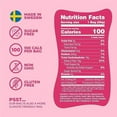 thumbnail image 3 of PANDY, Swedish Sugar Free Candy, Peach Rings (1.8 Ounce Bags, Pack of 4) - Diet Candy, Healthy Candy, Keto Gummy Candy, Low Calorie Sweets, 3 of 7