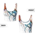 thumbnail image 5 of Lsque Colorful Floral Jellyfish Printed Women'S Sports Bra, Compression, Moisture Wicking, High-Impact Sports Bra For Women,Supportive sports bra-Large, 5 of 9
