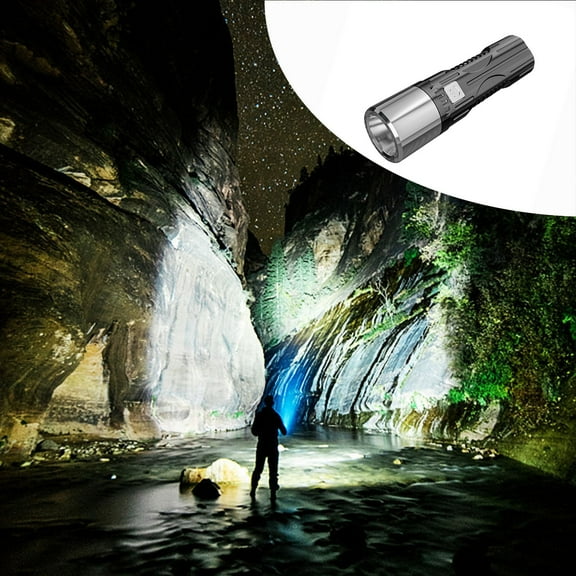 Needhep Tactical Flashlight Matte LED Weapon Light 2024 New Upgrade Camping Lights, Magnetic Mini Keychain Flashlight, Multi-Purpose Walking Flashlight Flashlight for Camping Gear ()