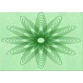thumbnail image 1 of Ahgly Company Indoor Rectangle Patterned Mint Green Area Rugs, 2' x 5', 1 of 6