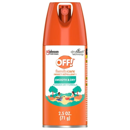 OFF! FamilyCare Insect Repellent I, Smooth & Dry Bug Spray, 2.5 fl oz, 1 ct