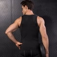 thumbnail image 3 of Men's 3 Pack Sleeveless Compression Tank Top, Base Layer Cool Dry Compression Shirts Muscle Gym Tank Tops, 3 of 8