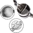 thumbnail image 4 of Stainless Steel potato Ricer with 3 interchangeable discs, Fine, Medium,course. Potato Press Manual Fruit Vegetables Masher Baby Food Press Strainer Orange Lemon Squeeze, 4 of 9