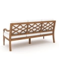 thumbnail image 4 of New Classic Furniture Savannah 3-piece Wood Patio Set in Natural/White, 4 of 10