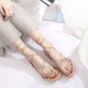 thumbnail image 1 of Sandalias planas para mujer con tiras cruzadas, sandalias romanas sencillas de verano para mujer, zapatos de playa para mujer, 1 of 6