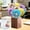 Multicolor E, variant on Konghyp 4-Pack Plush Ball Gel Pen Set, 0.5mm Black Ink Smooth Writing Cute Decorative Pen, Novelty Stress Relief Desk Accessory for Office Home Journaling