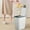 White, variant on Kitchen Trash Can, Step-On Garbage Can with Lid, Tall Kitchen & Bathroom Trash Can, Small Office Waste Bin, Black - Xuniizn