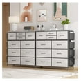 thumbnail image 7 of 10 Drawer Dresser for Bedroom - Chest of Drawers with Side Pockets, PU Storage Organizer for Living Room, Hallway, Closet - Oak Finish, 7 of 7