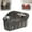 Black, variant on Suction Corner Storage Basket, 2025 Upgraded Suction Cup Press Sink Drainer Basket, Automatic Dumping Sink Strainer Basket,Faucet Sponge Storage Rack (Transparent Black)