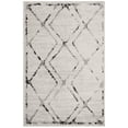 thumbnail image 3 of SAFAVIEH Skyler Leontyne Geometric Area Rug, Ivory/Grey, 4' x 6', 3 of 8