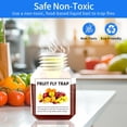 thumbnail image 5 of 1 Pack Fruit Fly Trap, Highly Effective Fruit Fly Killer for Home & Kitchen Environmentally Responsible Ecological Traps Up to 3 Weeks per Bottle(20ml), 5 of 8