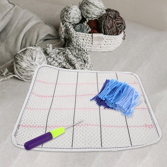 CATIEBYE Carpet Making Kit Latch Hook Rug Making Rug Kit Multi 1 Set