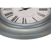 Clocks - 30 Round - Large Oversized - Wall Clock - Antique Blue - Transitional