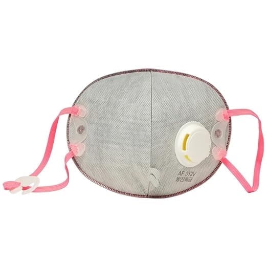 Premium Pink Respirator Mask with Valve, Reusable & Adjustable