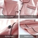 thumbnail image 5 of HITIME Pijama de Satín para Mujer Talla L, Conjunto de Short y Playera de Verano, Tela de Lujo Suave y Transpirable, Ideal para Dormir o Lounge, 5 of 10