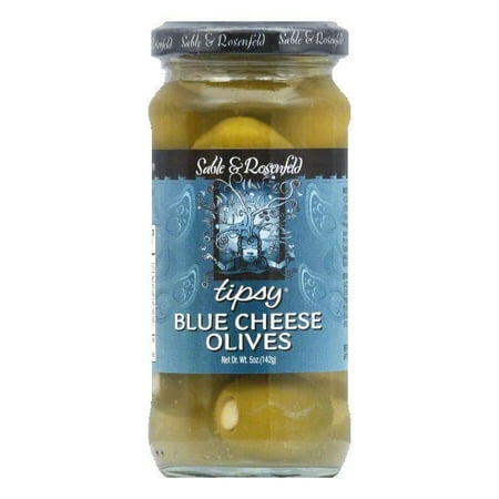 Sable & Rosenfeld Blue Cheese Stuffed Olives, 5 OZ (Pack of