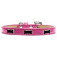 thumbnail image 1 of Black Bone Widget Dog Collar Pink Ice Cream Size 14, 1 of 1