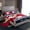 Red Blue Brown, variant on Homewish Boys Baseball Game Twin Sheet Sets,Chicago Silhouette Twin Fitted Sheet,Sport Theme 03 For Boys Kids,Ultra Soft Home Decor,3-Piece