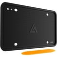 thumbnail image 2 of Aujen Silicone License Plate Frames, 1 Pack Car License Plate Cover, Universal US Car Black License Plate Bracket Holder.Rust-Proof, Rattle-Proof, Weather-Proof, 2 of 4