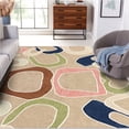 thumbnail image 4 of Jawa collection Handmade Modern Abstract Design Hand Tufted Area Rug Hand Tuft Wool Rug, 4 of 5