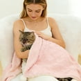 thumbnail image 3 of Soft Dog Blanket Washable Puppy Essentials Dog Product Cat Kitten Calming Blankets Throw Thickened Flannel Blankets, for Medium Small Dogs Pet Dog Gifts Yellow, 3 of 4