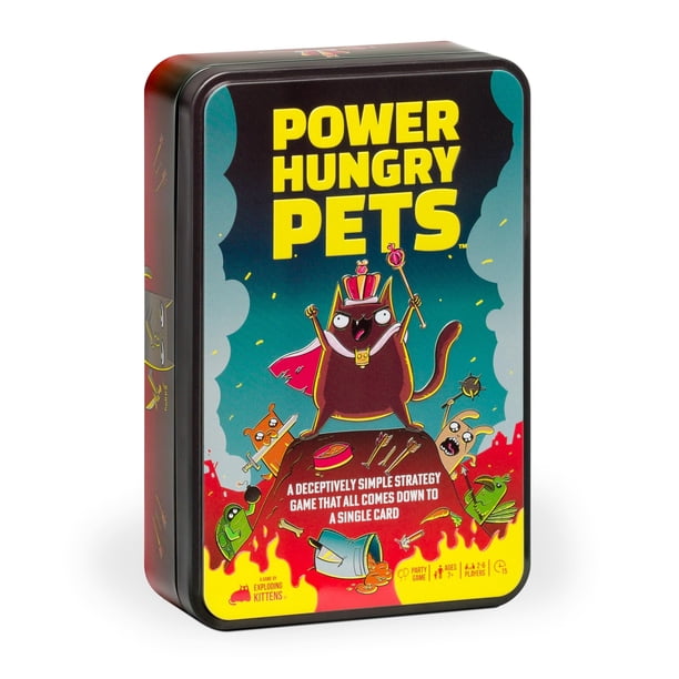 Juego de Mesa Exploding Kittens Power Hungry Pets para 7+