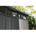 thumbnail image 2 of Keter Artisan 11x7 ft. Durable Resin Outdoor Storage Shed With Heavy Duty Floor and Locking Door, Grey, 2 of 5