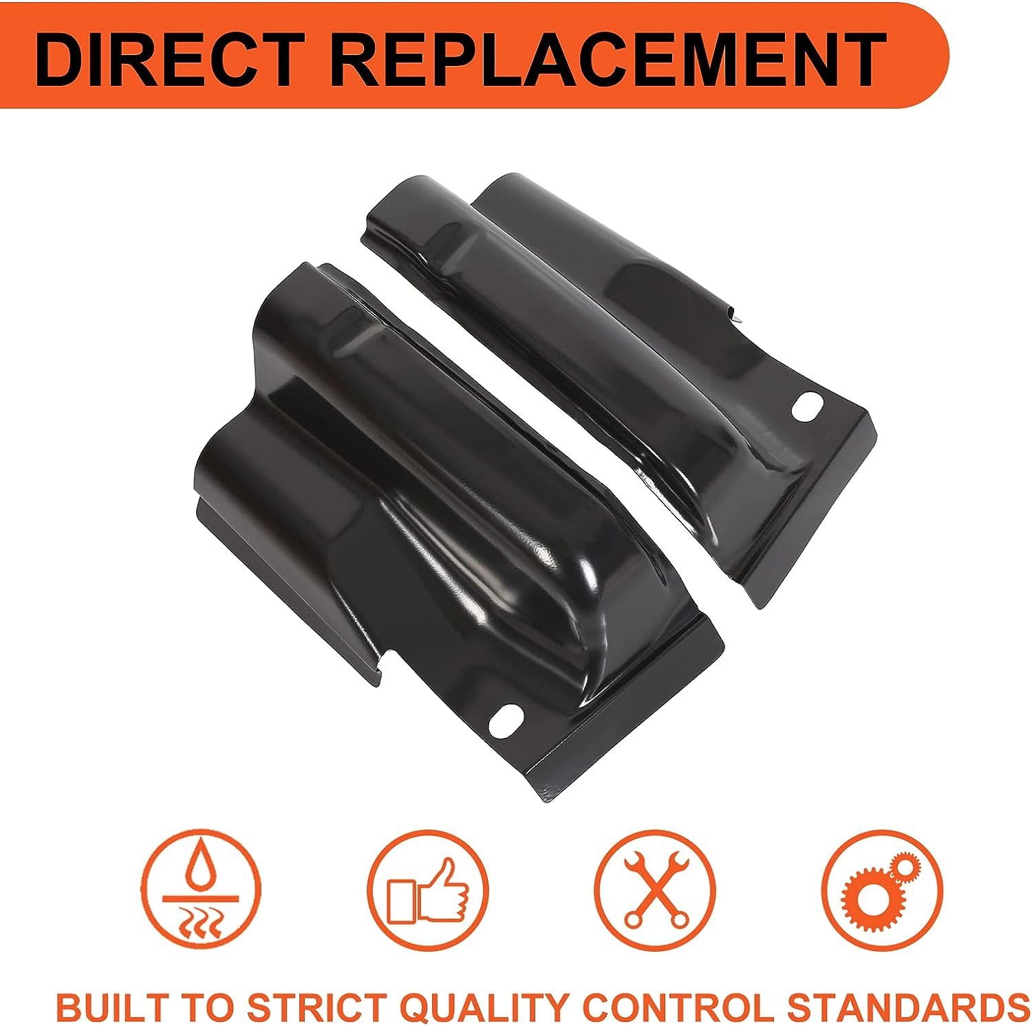 Kojem Cab Corners Pair Fit for 2009-2014 Ford F150 Crew Cab 2010 2011 2012 2013 Pickup Truck 2Pcs Rust Repair