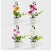 thumbnail image 1 of 4pzs Arreglo Orquídeas Artificiales Decoración Con Macetas Xtellar multicolor, 1 of 3