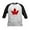Black/White, variant on CafePress - Red Maple Leaf Kids Baseball Jersey - Kids Cotton Baseball Jersey, 3/4 Sleeve Shirt