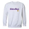 thumbnail image 1 of W Republic 556-405-WHT-03 Western Illinois University T-Shirt Col Rond Script, Blanc - Large, 1 of 1