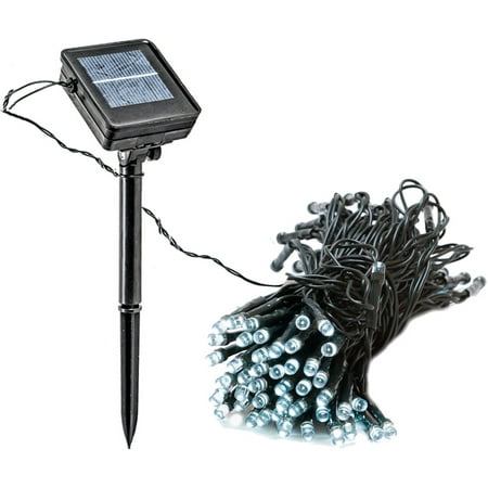 NEW 55' Foot Solar Powered Outdoor Xmas Christmas Party String Lights w/150 (Best Way To String Christmas Lights)