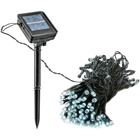 NEW 55' Foot Solar Powered Outdoor Xmas Christmas Party String Lights w/150 LEDs