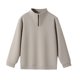 thumbnail image 2 of Ailaofu Women Half Zip Hoodie Sleeve Sweatshirt Casual for Daily Wear Comfortable Material Stylish Autumn Fashion for Teens Grey, 2 of 4