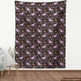thumbnail image 4 of Ambesonne Fairycore Fabric by the Yard Upholstery, Mid Century Wings Print, 10 Yards, Mauve Fuchsia Sand Brown, 4 of 5