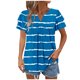 thumbnail image 1 of Camisas de Cuello de Tripulación de Manga Corta para las Mujeres Plisado Mangas de Ruffle, Cuello Redondo Casual Primavera Y Blusa de Verano, 1 of 7