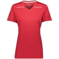 thumbnail image 2 of Holloway Sportswear XS Womens DEFER WICKING SHIRT Scarlet/White 222760, 2 of 5