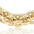 thumbnail image 3 of Vintage Havana Evelyn Chunky Link Bracelet 18K Gold-plated For Women, 3 of 5