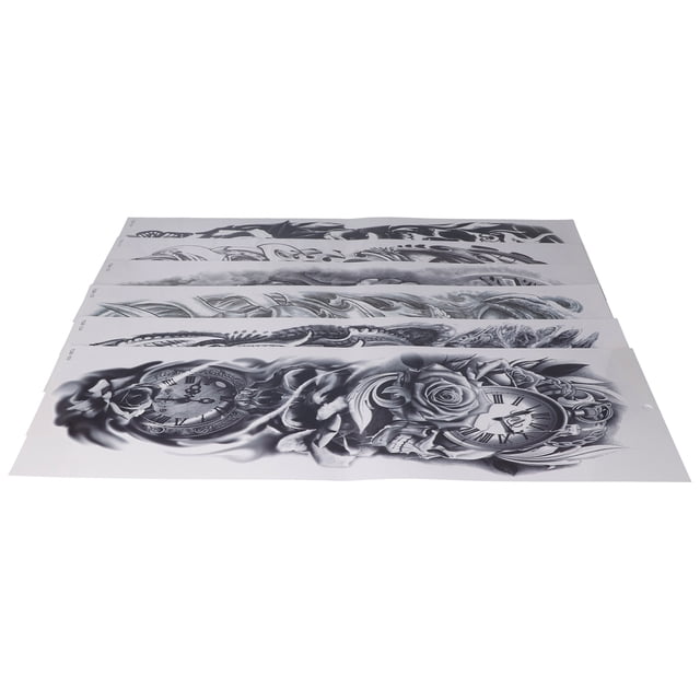 Tatuajes Temporales De Brazo Completo, Efecto De Tatuaje Real, Resistente Al Agua, Fácil De Usar, Eliminación Segura, Amigable Con La Piel, Pegatinas De Tatuajes Falsos Para