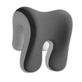 thumbnail image 3 of Almohada cervical portátil y extraíble para silla de oficina, cómoda y multiusos. Gris claro, 3 of 9