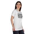 thumbnail image 2 of Inkmeso Educated Motivated Vaccinated Funny Pro-Vaccine T-shirt Tops For Women, 2 of 9