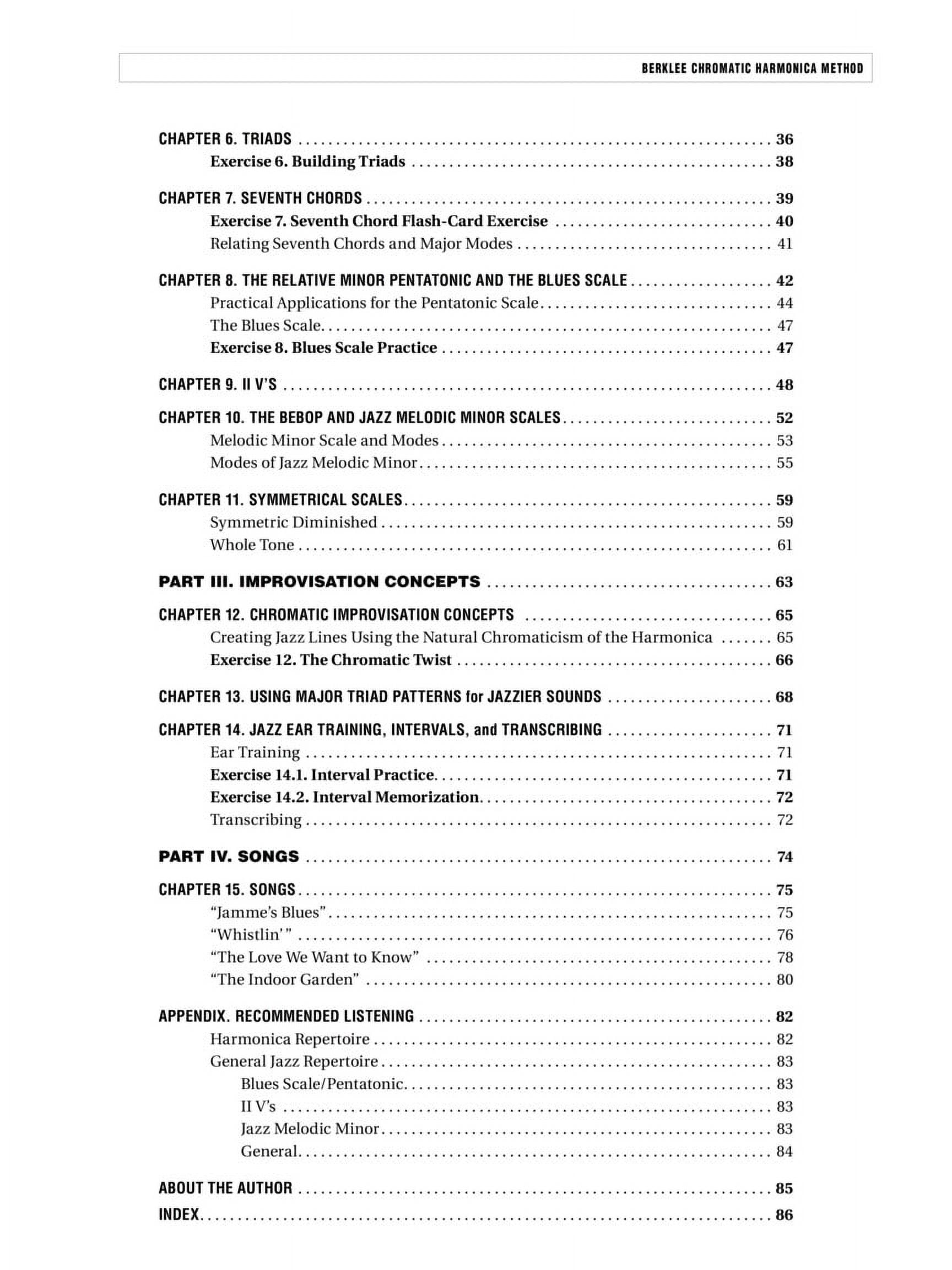 Berklee Press Berklee Chromatic Harmonica Method Foundations for Jazz Book/Audio Online
