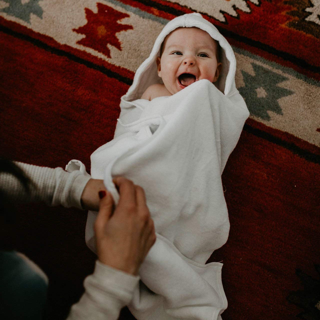 Parker Baby Co. Cotton Hooded Bath Towel - Infant