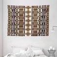 thumbnail image 1 of Zambia Tapestry, Unique Safari Artistic Kenyan Traditional Folk Symbols Culture Retro Print, Wall Hanging for Bedroom Living Room Dorm Decor, 80W X 60L Inches, Light and Dark Brown, by Ambesonne, 1 of 2